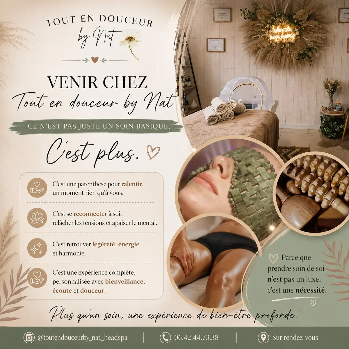 Tout en douceur By Nat HeadSpa & BodyDraine (Drainage lymphatique RENATA FRANCA) - Head Spa