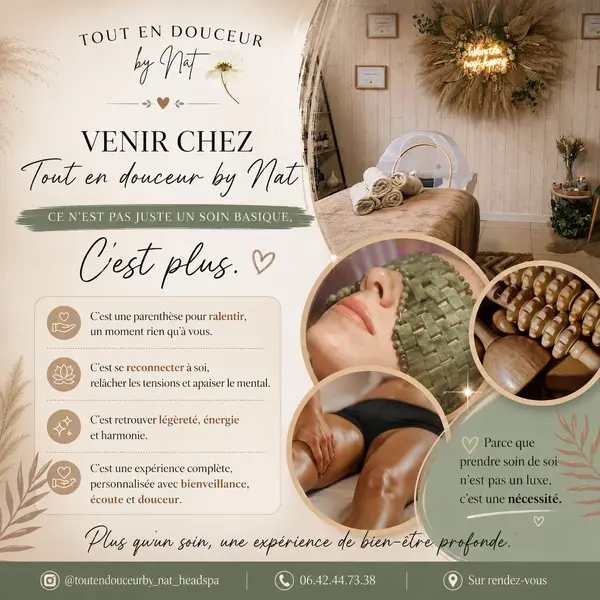 Tout en douceur By Nat HeadSpa & BodyDraine (Drainage lymphatique RENATA FRANCA) - Head Spa