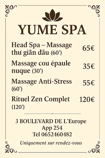 Yume SPA Mulhouse - Head Spa